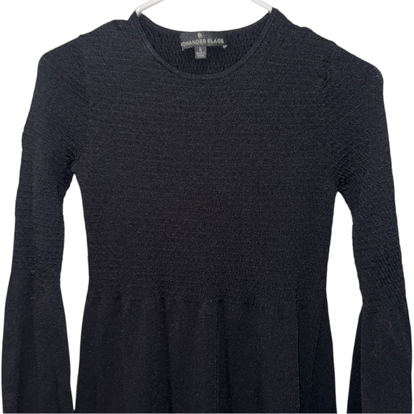 Pomander Place Elegant Black Long Sleeve Dress - Picture 6 of 9